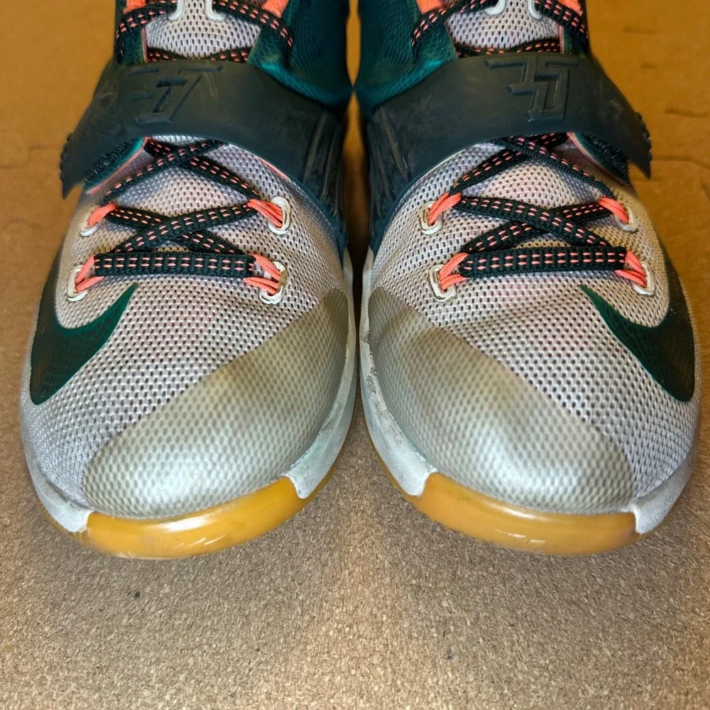 Nike KD 7 Easy Money Mystic Green Basketball‎ Shoes 669942-301 Kids 5Y